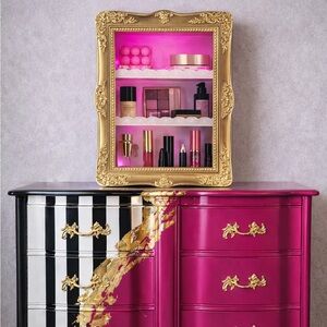 Chic Organizer-Gilded Display Shelf